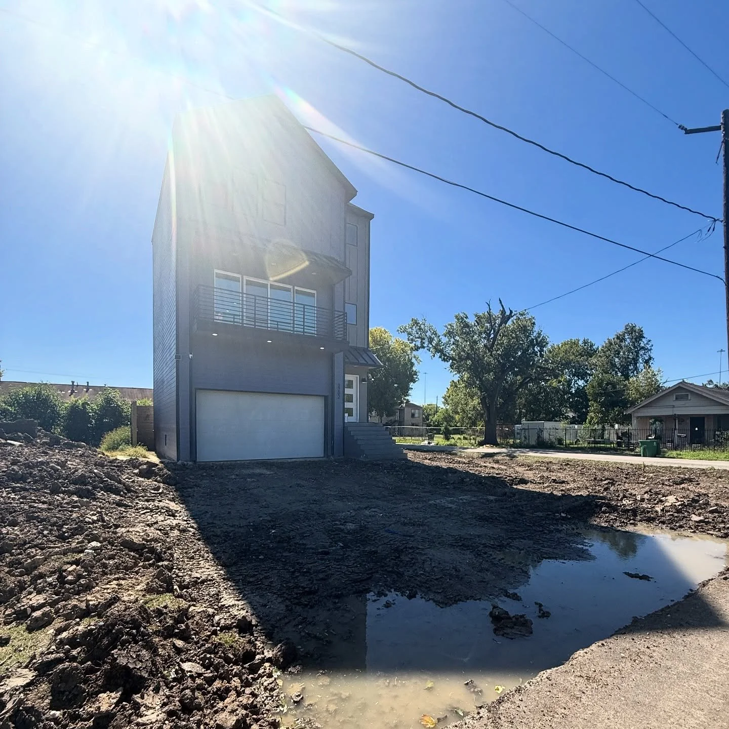 Driveway and sidewalks are going in, electricity is on and the inside is wrapping up. Super excited for this home (and 2 more) to hit the market. 🥹
