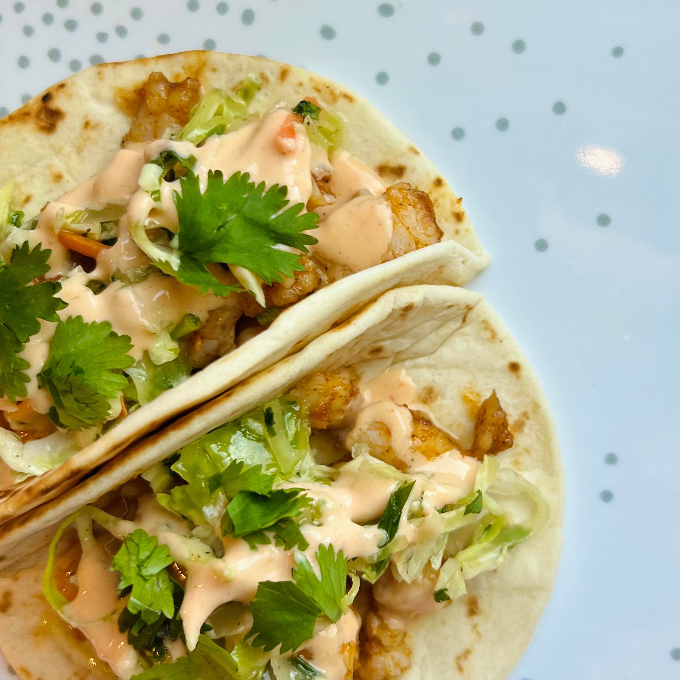 Spicy Shrimp Street Tacos