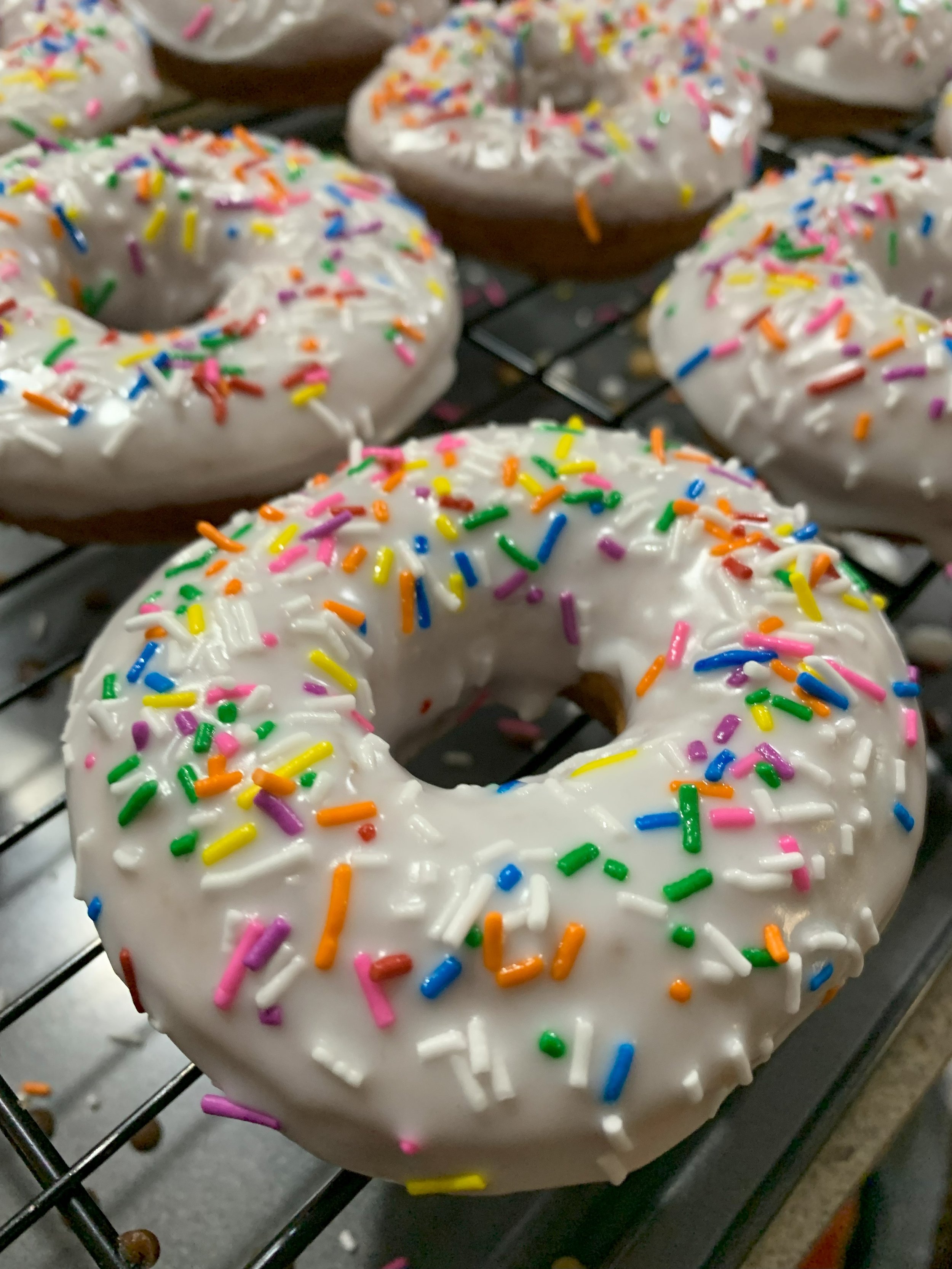 Dipped- Old Fashioned +Vanilla Dip +sprinkles