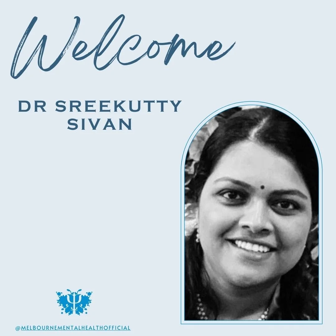Our team just keeps growing! We now have consultant psychiatrist, Dr Sreekutty Sivan joining us from Queensland. Dr Sivan is particularly passionate about supporting neurodivergent individuals given her close family experience of this. She has a shor