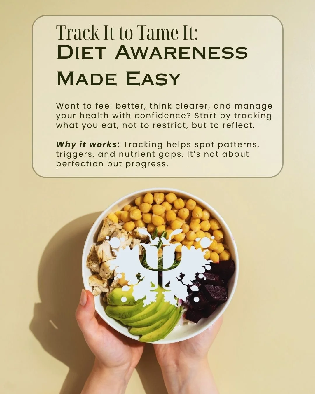 Track It to Tame It: Diet Awareness Made Easy

Want to feel better, think clearer, and manage your health with confidence? Start by tracking what you eat, not to restrict, but to reflect.

Why it works: Tracking helps spot patterns, triggers, and nut