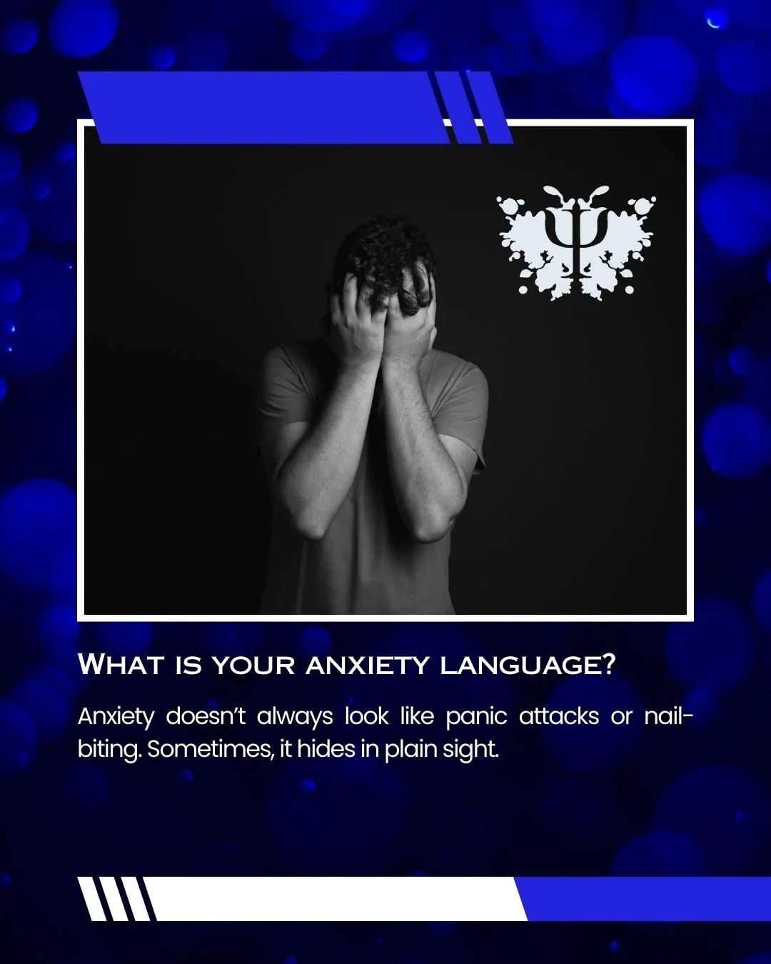 What is your Anxiety Language?

Anxiety doesn&rsquo;t always look like panic attacks or nail-biting. Sometimes, it hides in plain sight.

The Overthinker
You replay conversations, worry about the future, and struggle to make decisions&mdash;even smal