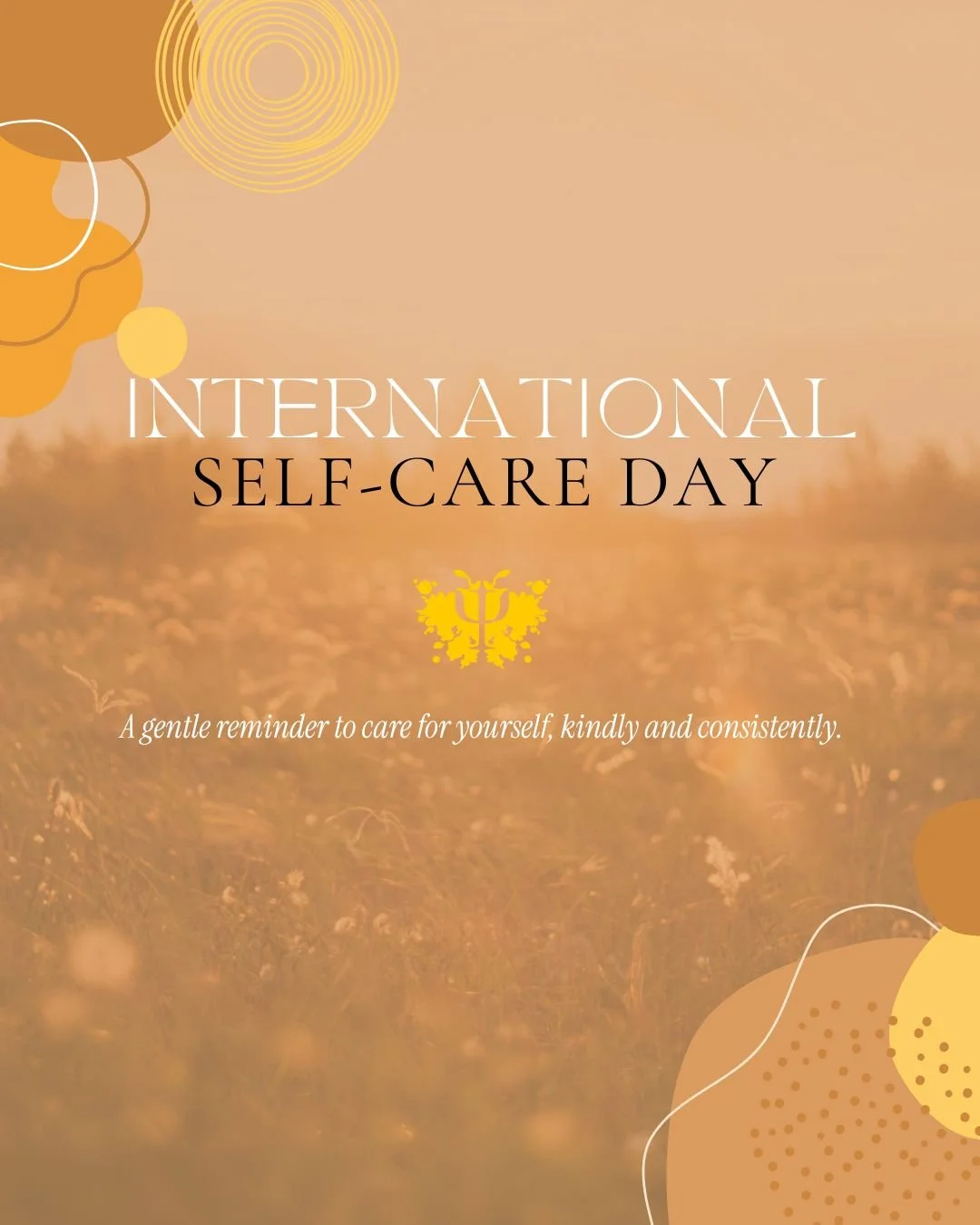 Today is International Self-Care Day: a reminder that caring for yourself is not an indulgence but an essential part of wellbeing. The message behind the day is simple: self-care belongs in everyday life, not only when things become difficult.

Self-