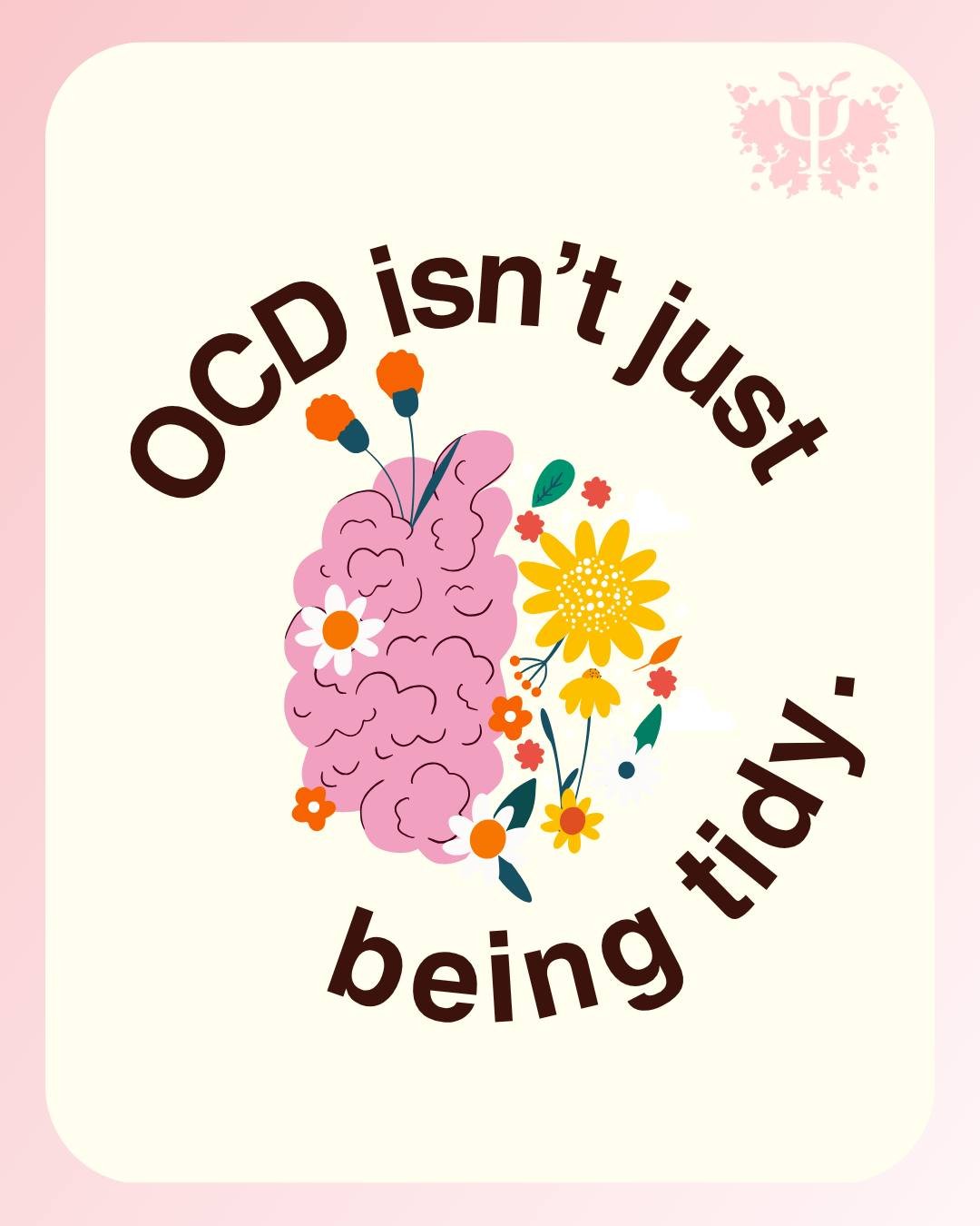 OCD Awareness Week: OCD isn't just being tidy.
#MentalHealthMelbourne #NewBeginnings #MelbourneHealth #MentalHealthMatters #MindfulMelbourne #HealthyMindHealthyLife #MelbourneCounseling #EmpowerYourMind #HolisticHealth #PositiveVibes #MindfulLiving #