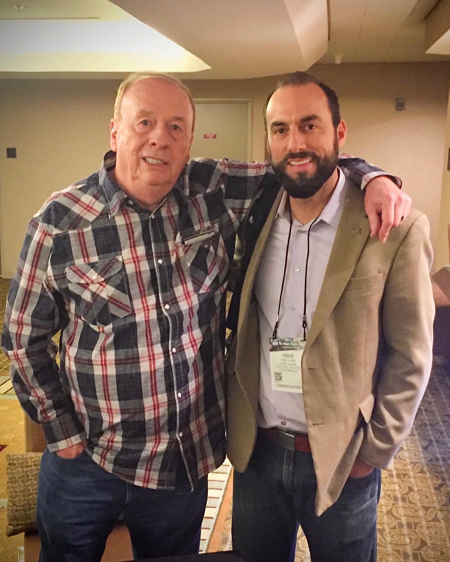 Throwback to NAMM 2018 with Mr. Geoff Emerick, who recorded the fucking Beatles! Sadly, he passed away later that same year. Definitely was a memorable day.