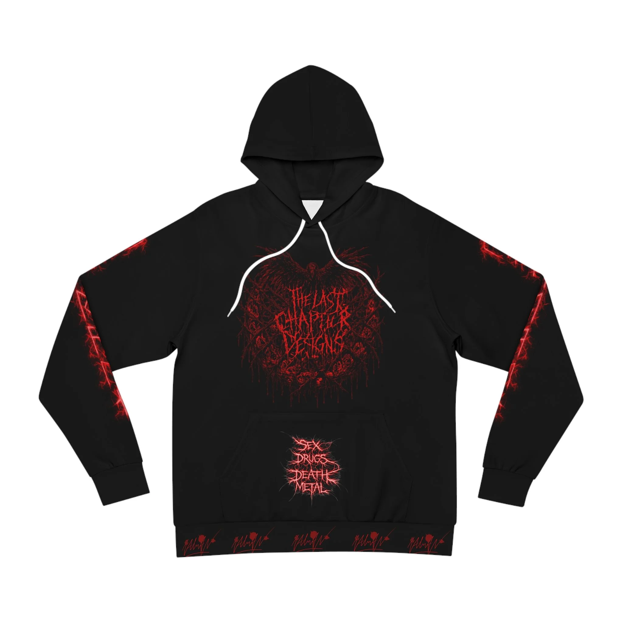 Gothic Raven Hoodie — 