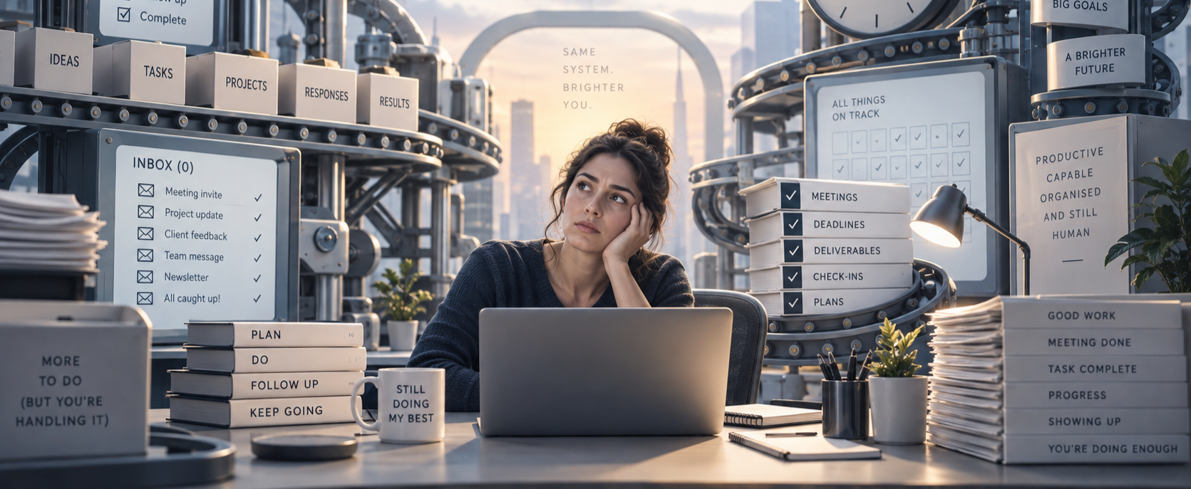 The Illusion of the Machine: Why You Feel Overwhelmed Even When You’re Doing Everything Right