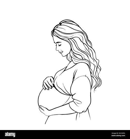 This is a photo of a pregnant mom seeking maternal mental health counseling in San Antonio and Schertz