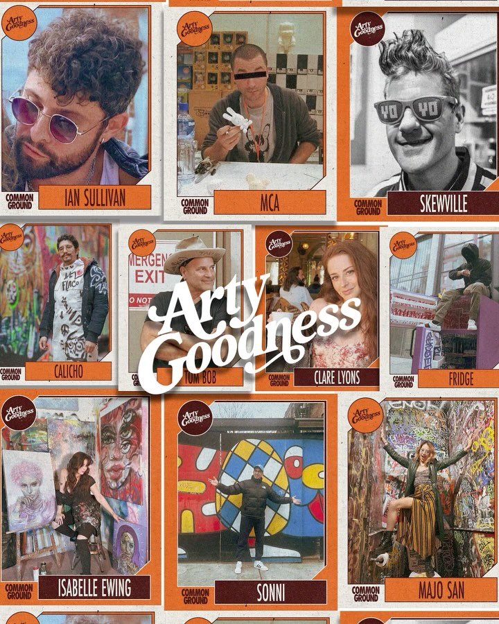 💥NEXT FRIDAY💥

Common Ground 🤝 Opening Reception
Friday, April 11 | 7-10PM ✨

COLLECT THEM ALL✨🔥
Calicho @calichoart
Clare Lyons @clarelyonsart
Fridge @whatsinyourfridge
Isabelle Ewing @isabelle_ewing_
MCA @mcaevildesign
Ian Sullivan @iansullivan