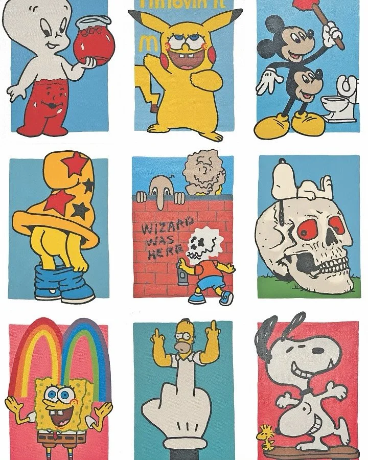 It&rsquo;s funny, it&rsquo;s subversive and it opens Dec 12! 🌀

ONE WEEK‼️Wizard Skull has curated a lineup of friends to join the show, proving that art&mdash;like a good joke&mdash;is better when shared. 🥳🍟 Step into the world of Wizard Skull &a