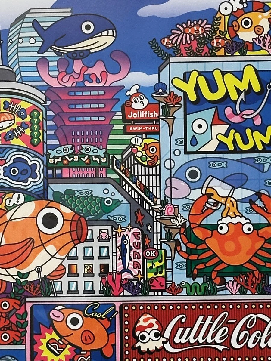 Dive into the vibrant, punchy world of Johann Banta 🐟🐉🐅

🔥 ART 4 SALE 🔥

DM @artygoodness or @paolo_tolentino to bring a serious pop of personality to your space.

Banta&rsquo;s latest collection is a high-contrast fever dream where street art m