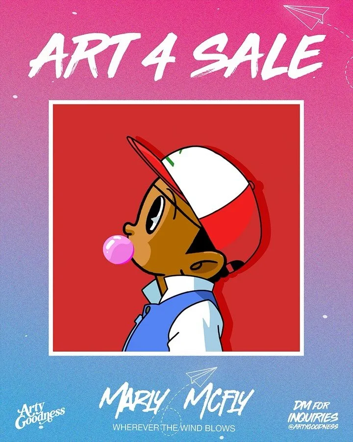 See it. Love it. Buy it. ✨

SWIPE to check out more incredible pieces by @marly_mcfly87 💥 available and on display now. 

Collecting art is about so much more than just filling your walls&mdash;it&rsquo;s about directly supporting the creators who s