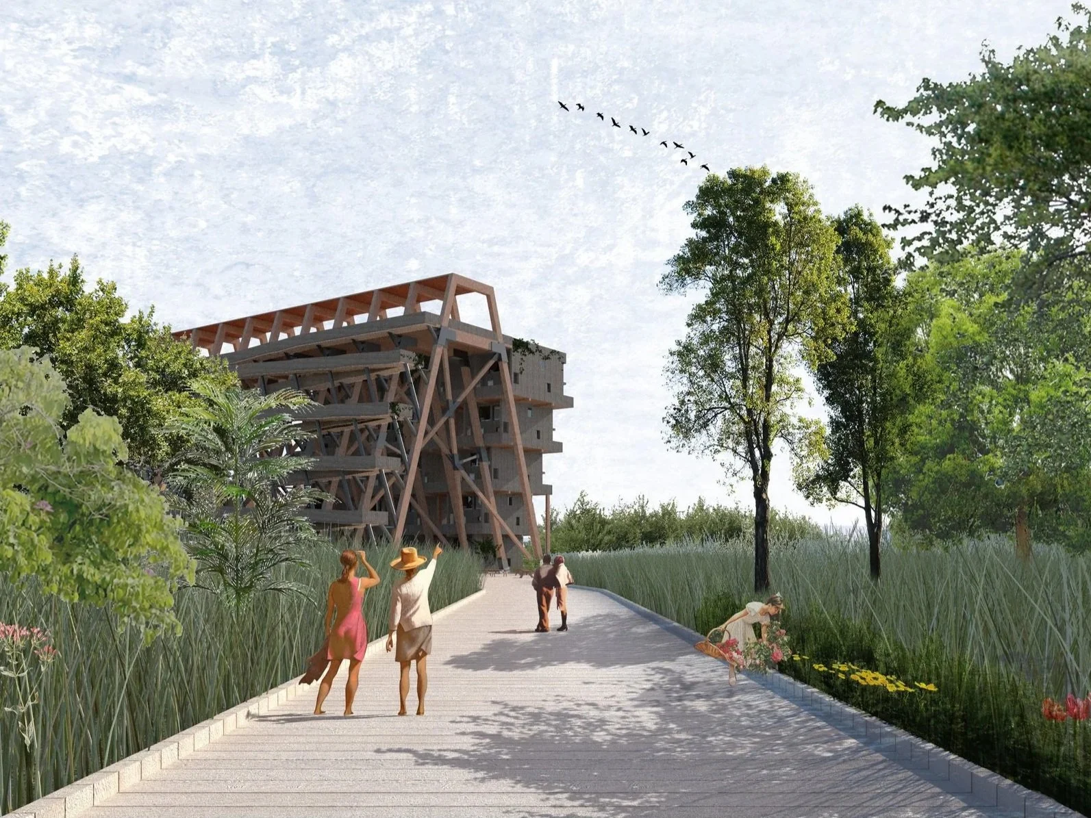 FEMA Tsunami Evacuation Tower and Workforce Housing