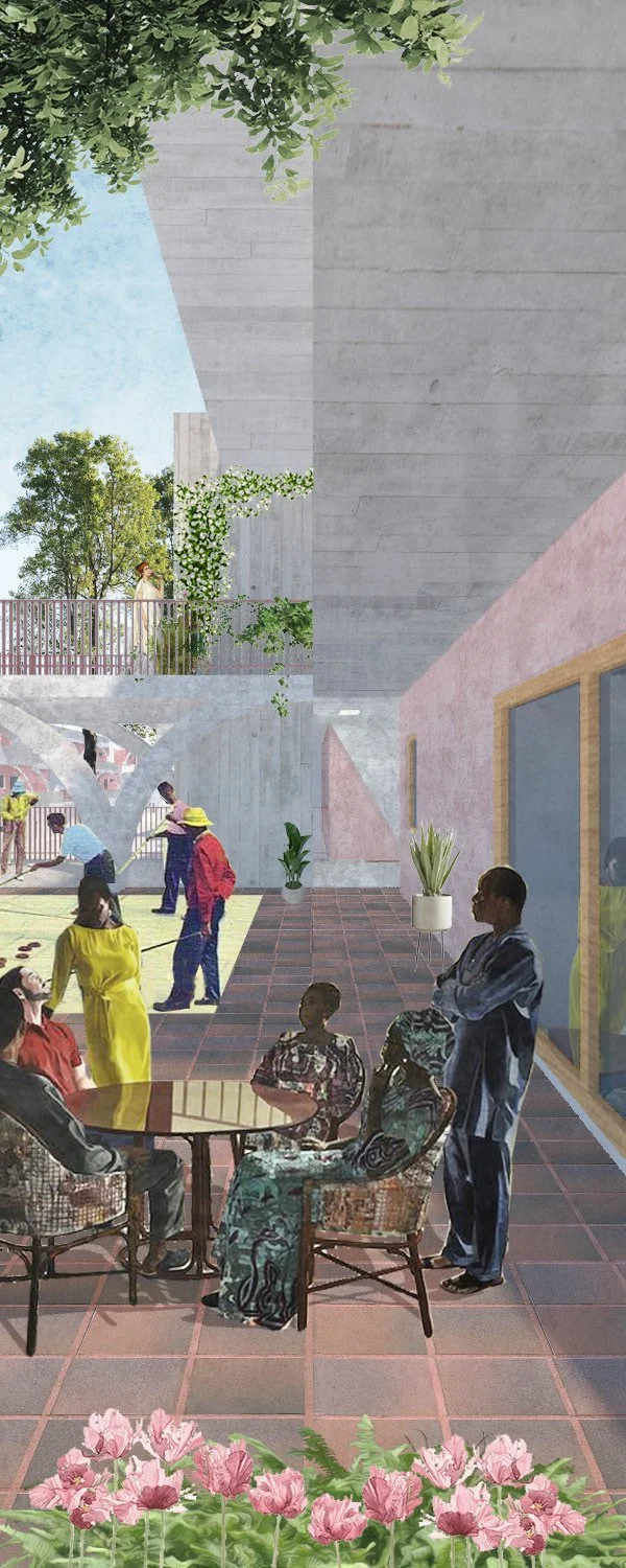 Rendering, Covered Outdoor Room