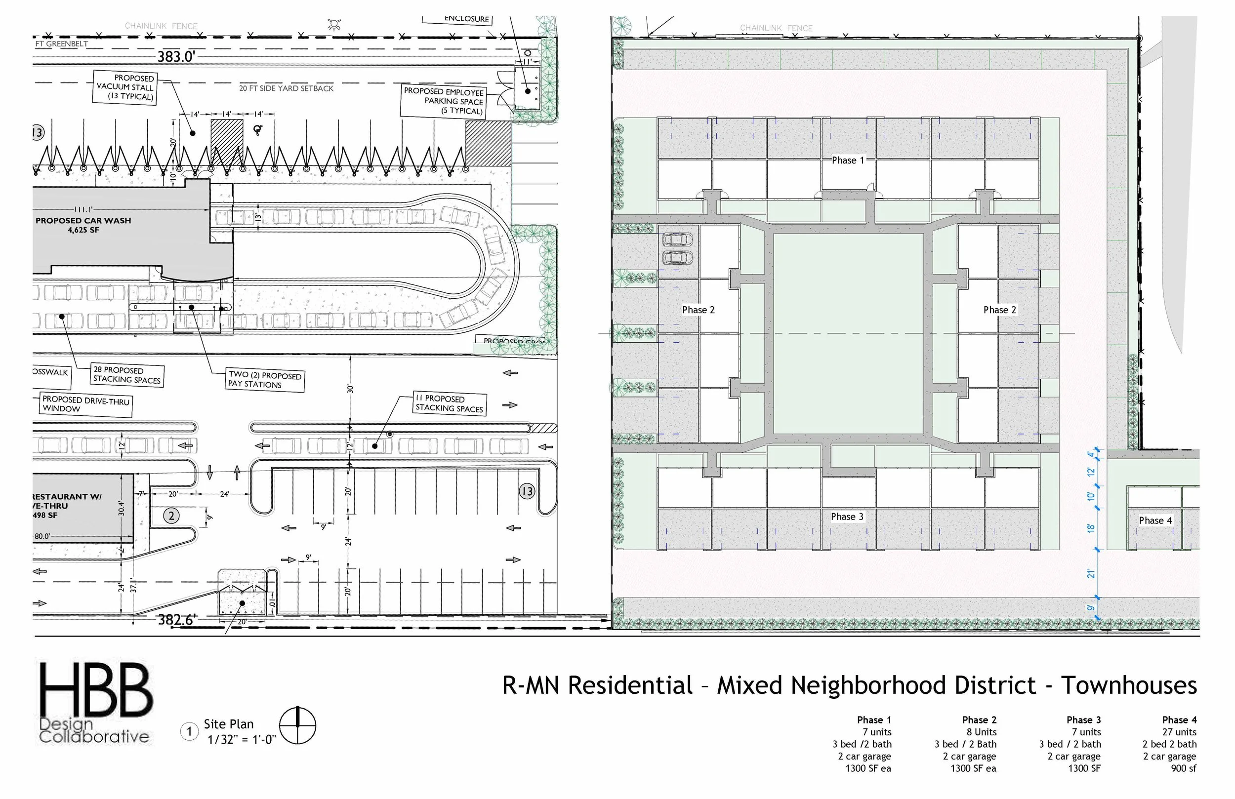 Mixed-Use Townhome Scheme