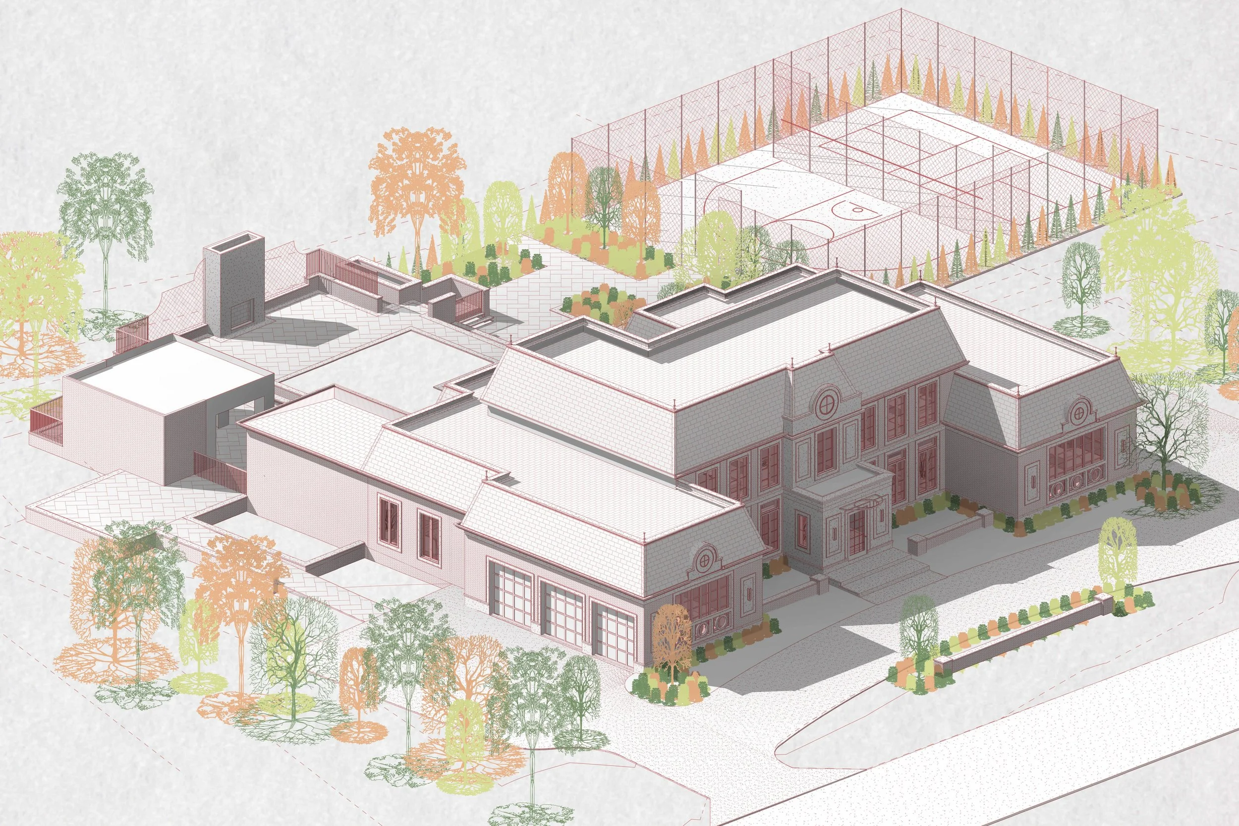 Axonometric — Front
