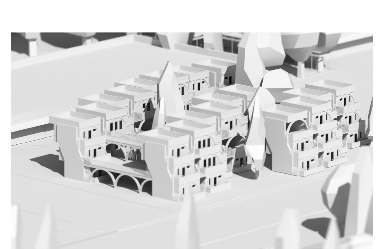 Aerial Rendering, Courtyard