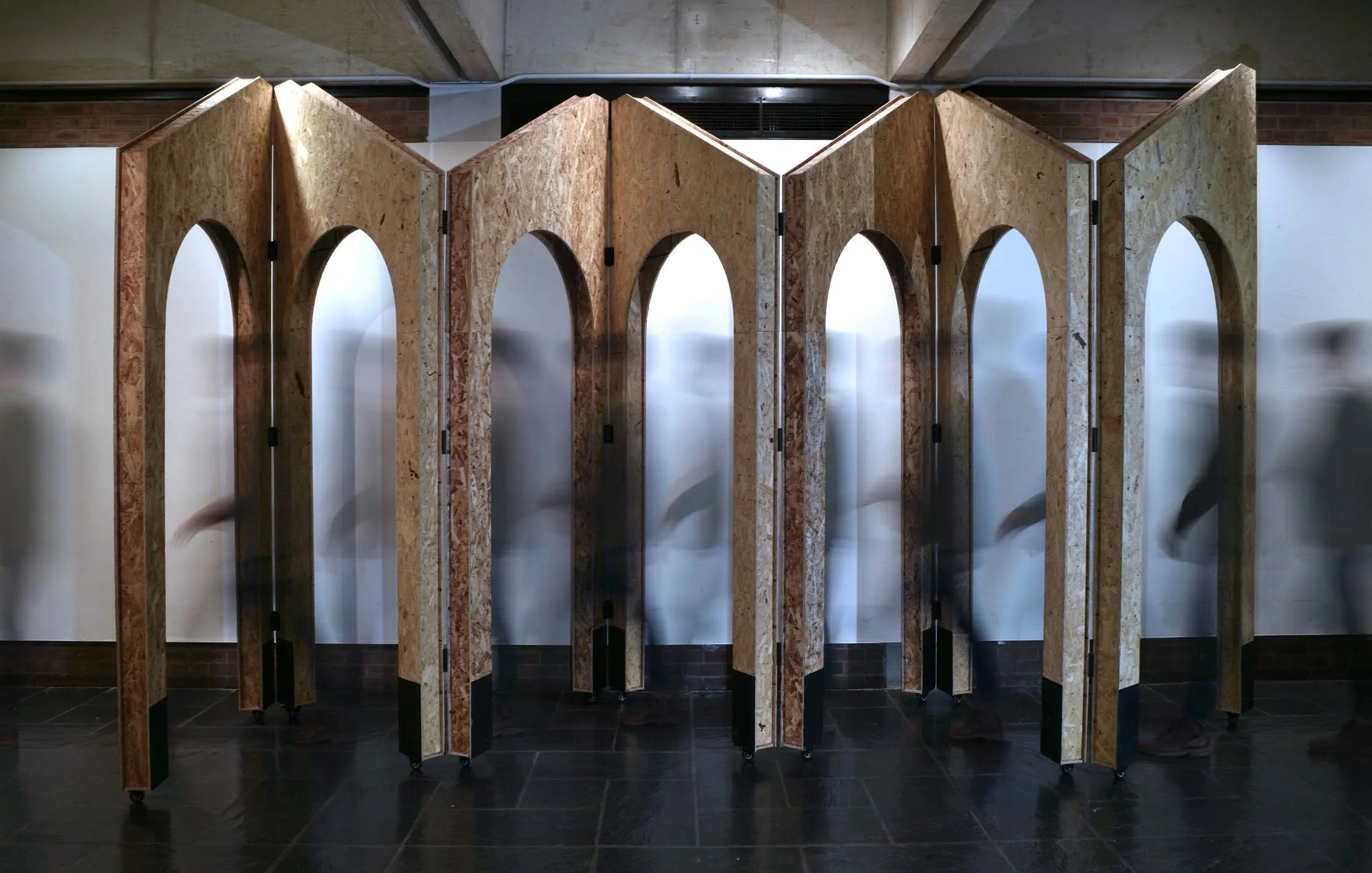 Performative Door Frame, Accordion Configuration