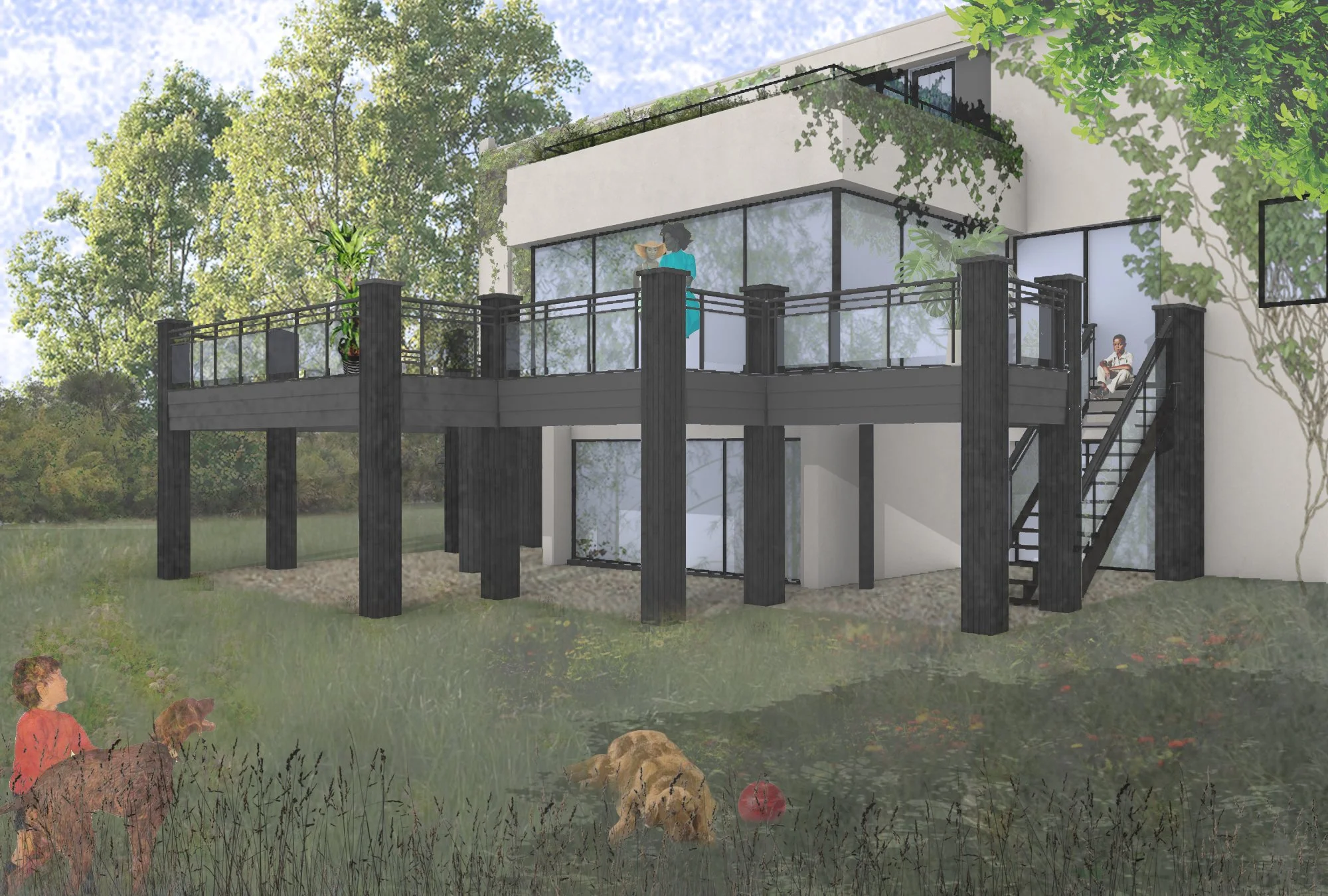 Shoreview Court Deck