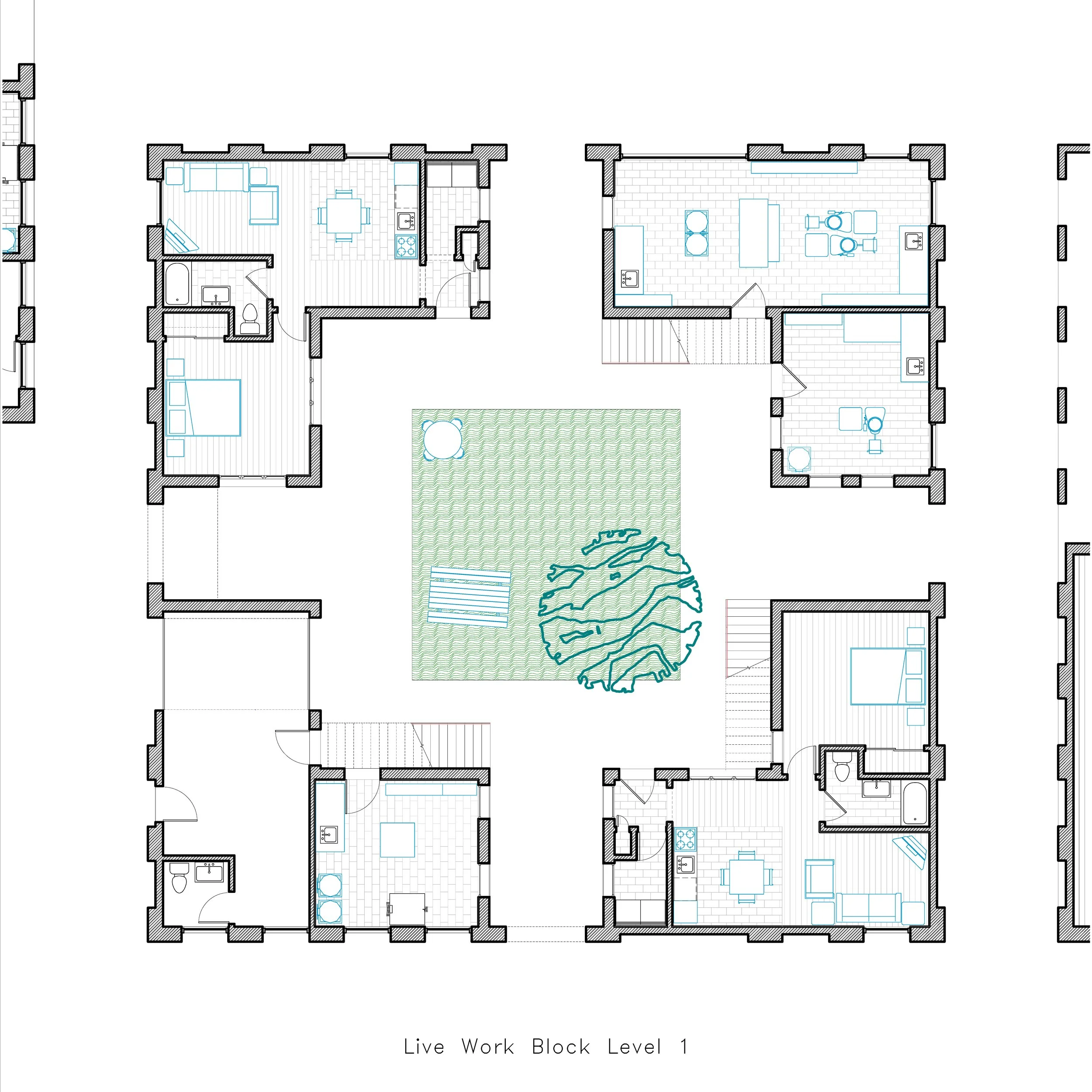 Typical Ground Level Plan