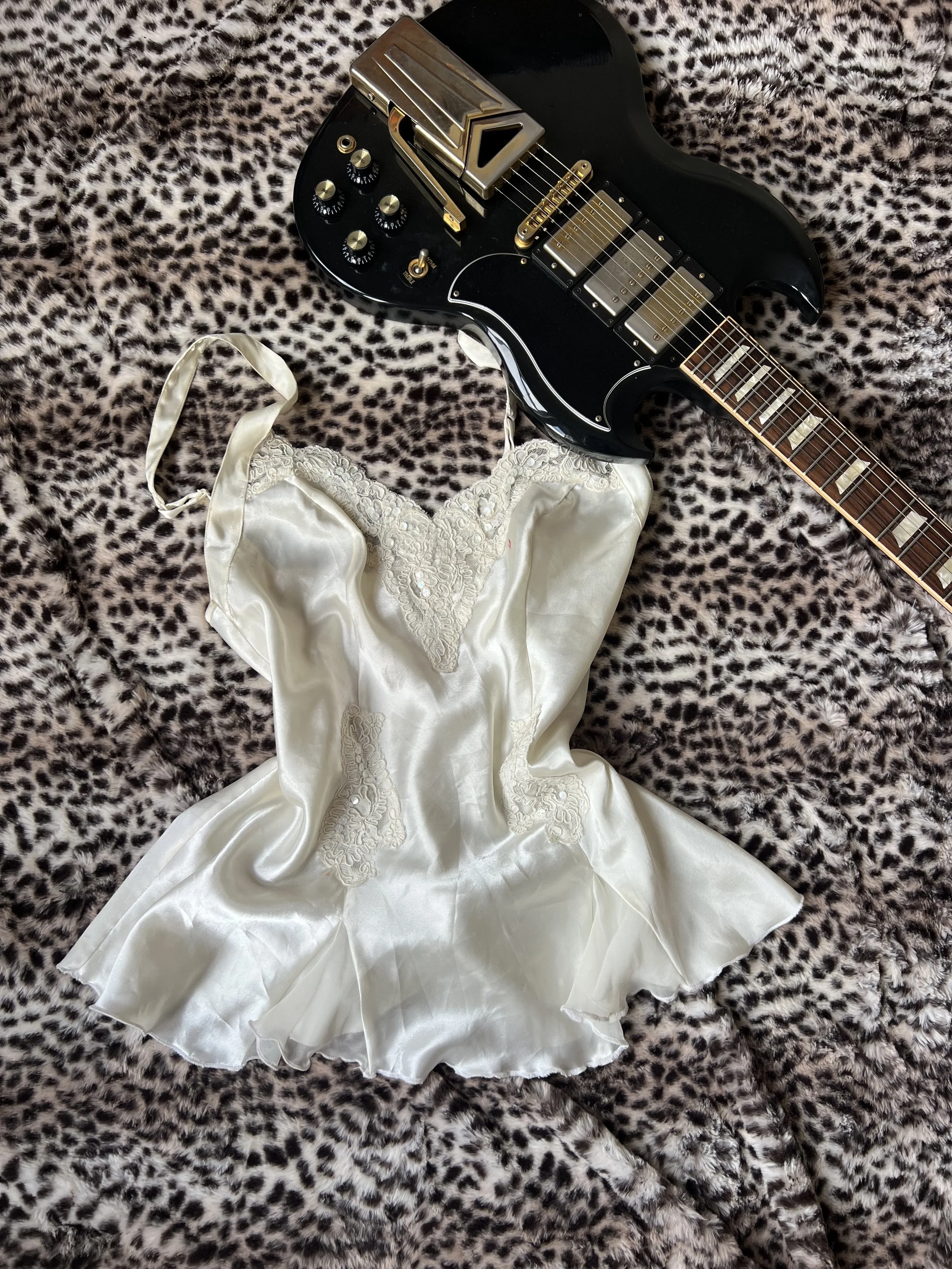 Kelsy's Satin Mini Dress