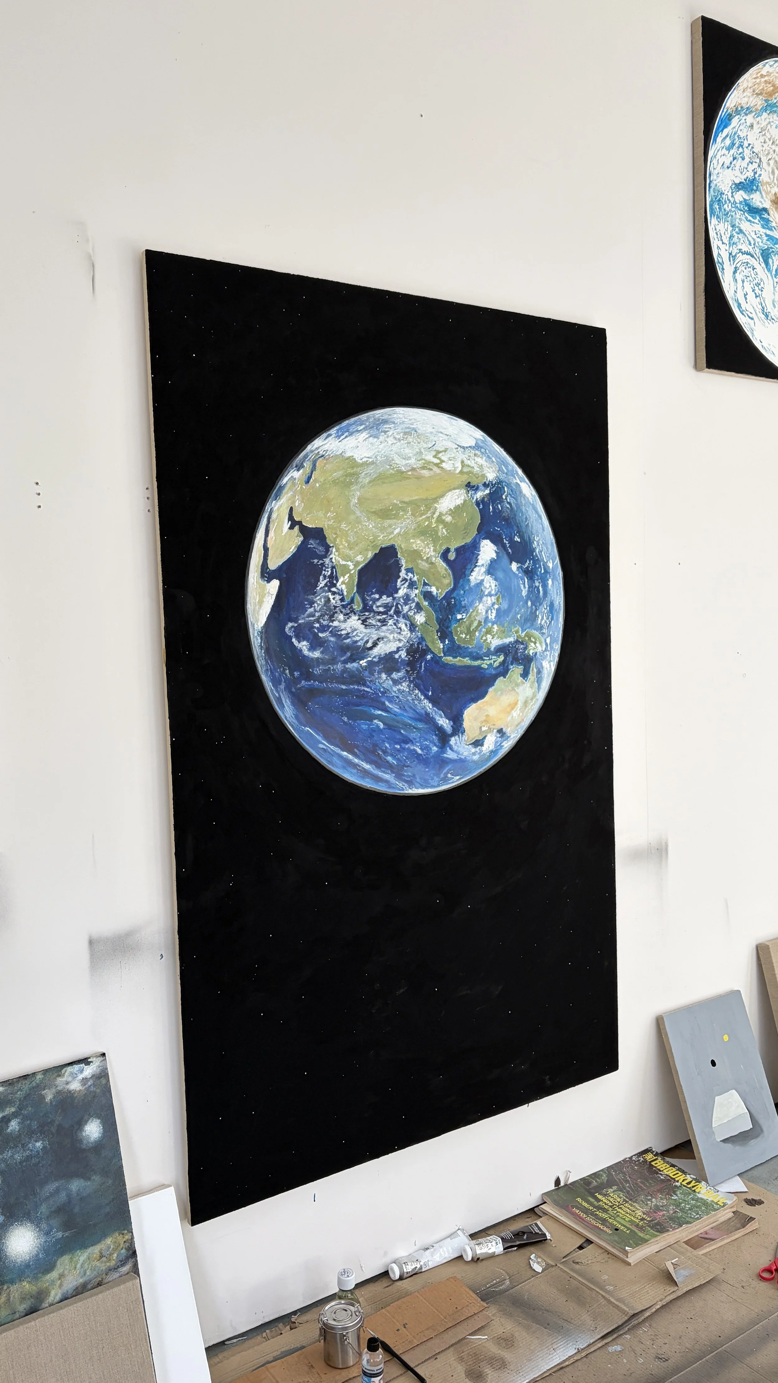 "Your Mother #2", 2026, Acrylic and Oil with varnish, 70" x 44"