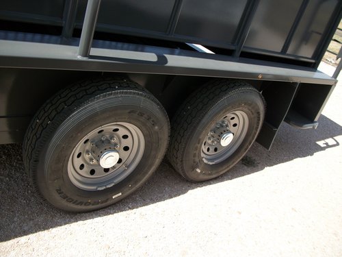 16" 14 ply tires with spare on 7K axles