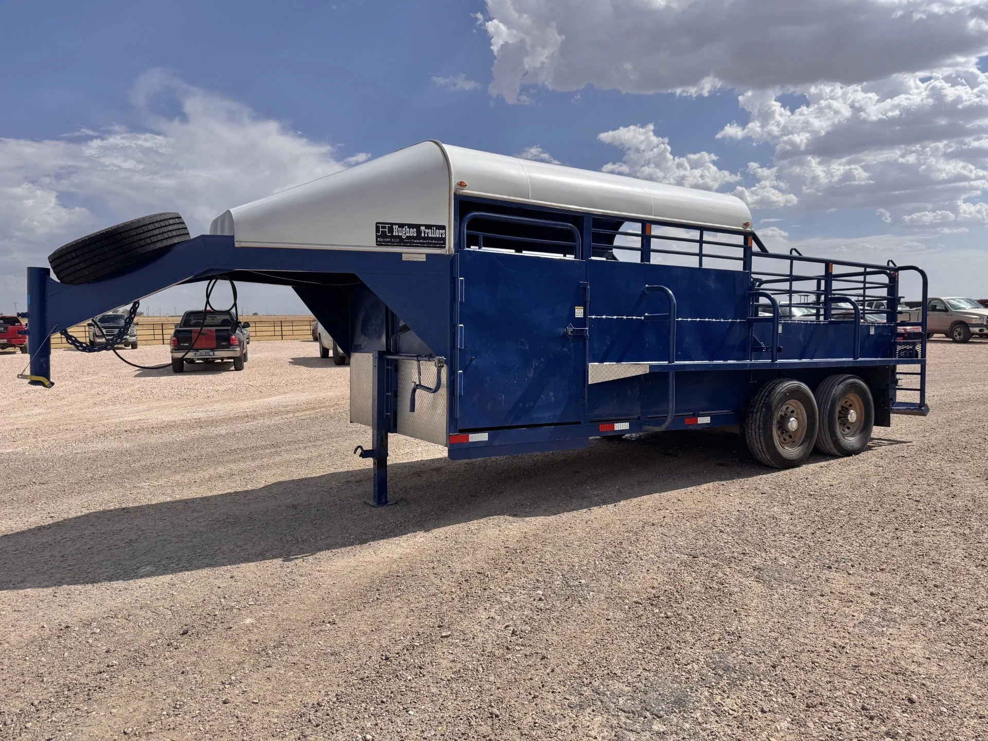 2011 6X18 Half Top Hughes Trailer #692