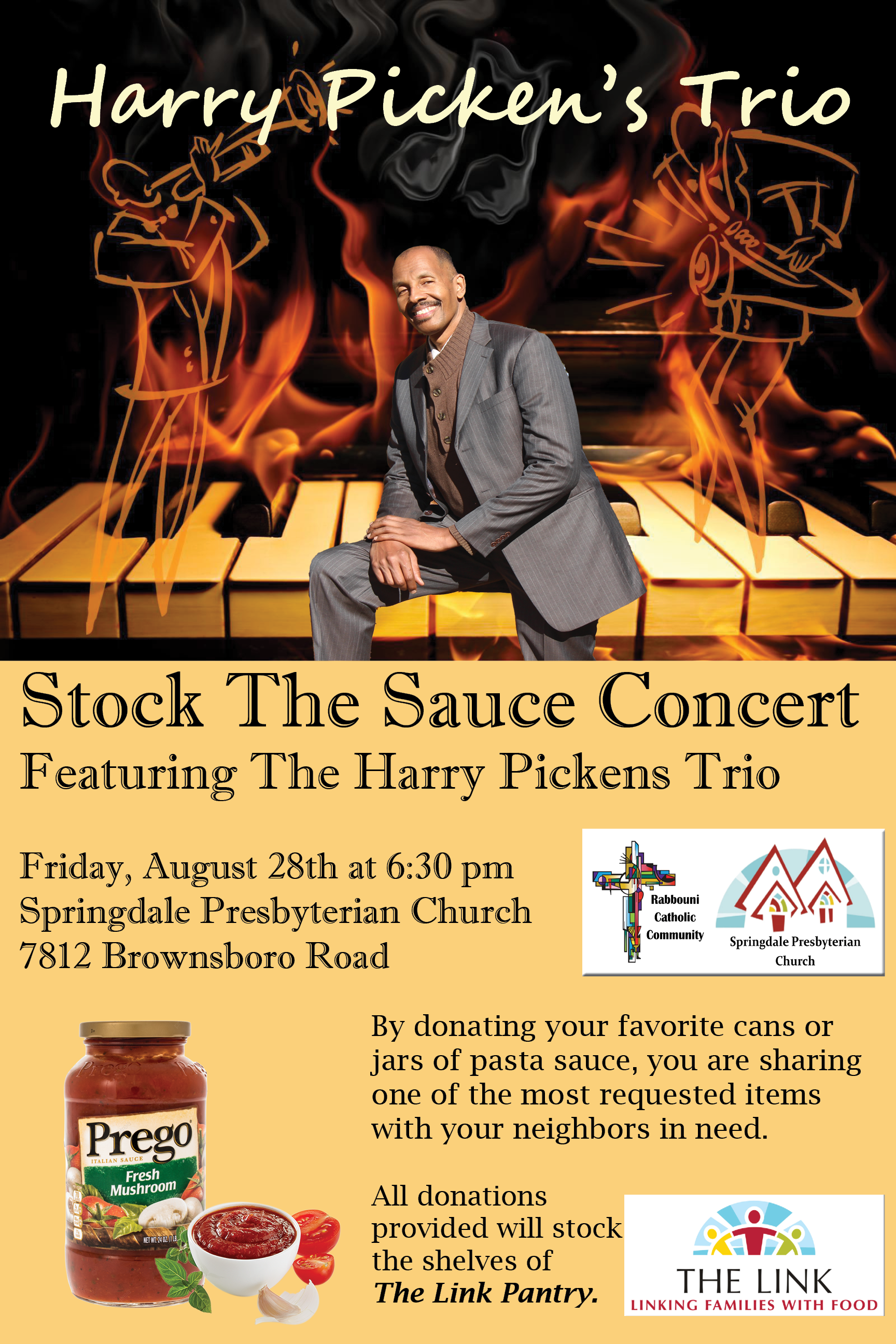 Stock the Sauce Concert - Featuring Harry Pickens