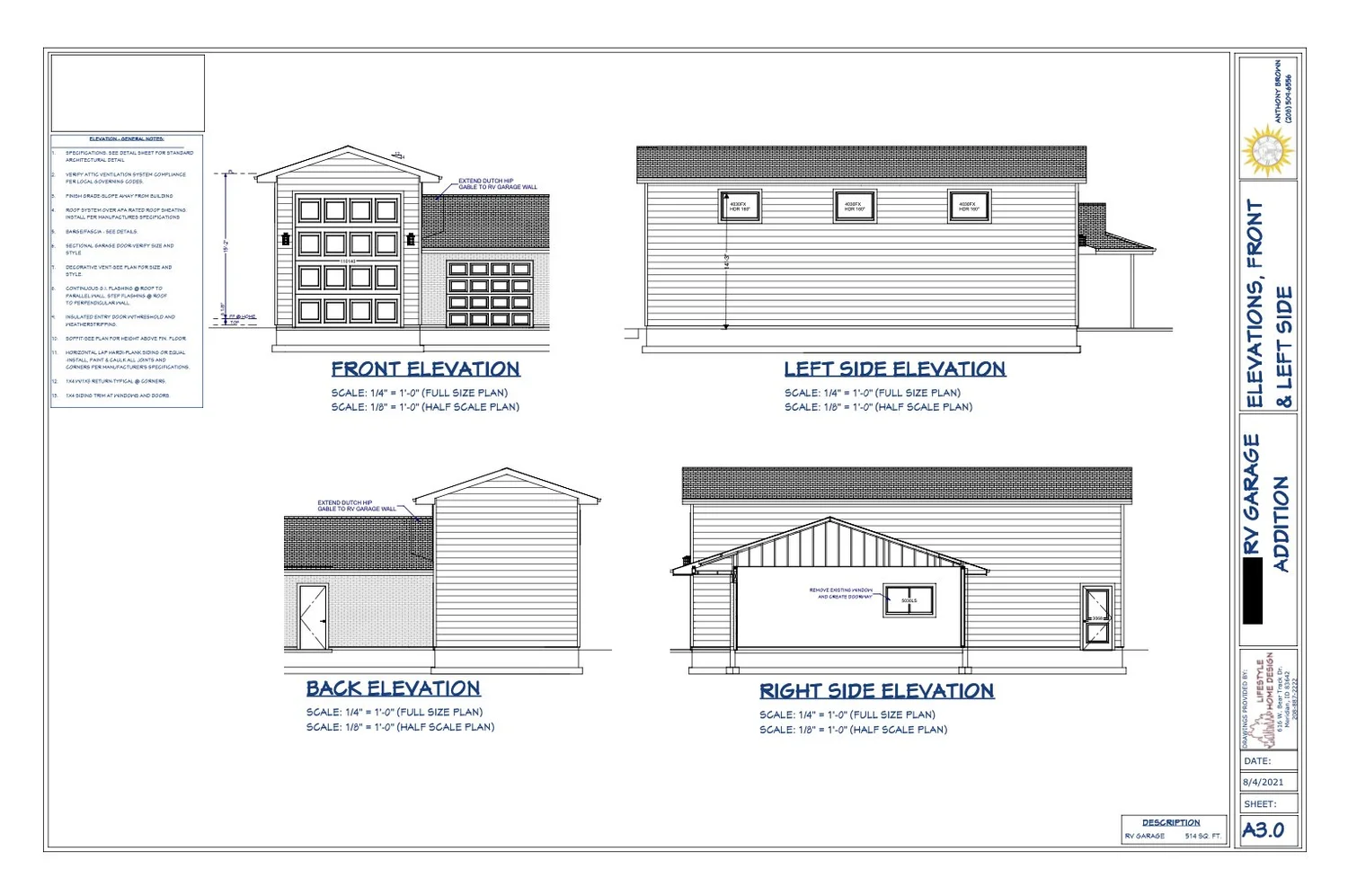 140k RV Garage Addition