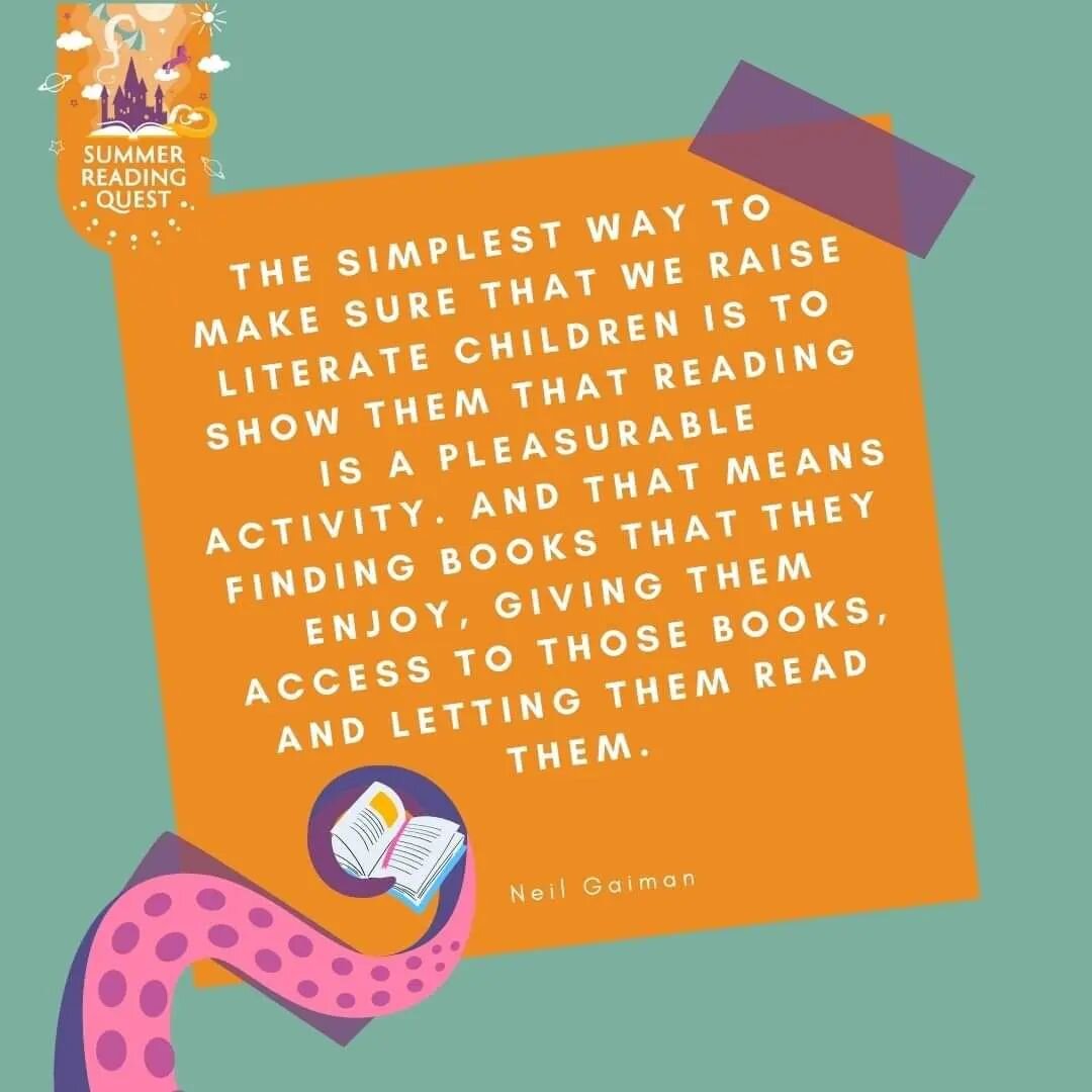 If they enjoy it, let them read it! 

Kids can be reading graphic novels or listening to audiobooks or reading AFL statistics compilations and it all still counts!

What's something you used to read? Bonus points if it's a little unusual 💕🦑

#summe