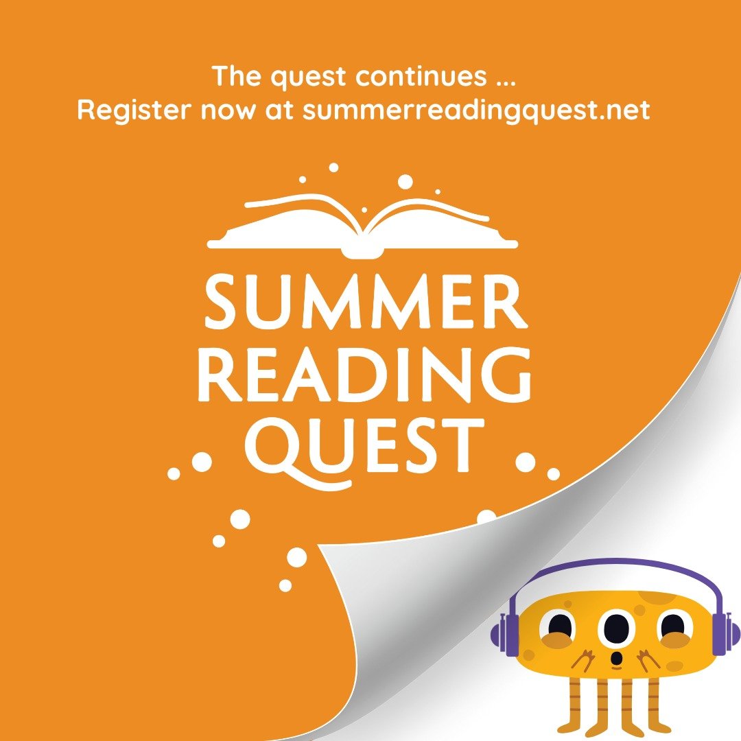 The weather&rsquo;s heating up, and so is the excitement! 🌞📚

Summer Reading Quest kicks off 1st December but you can register NOW at summerreadingquest.net!

Get ready to read and win! 😎

#summerredingquest #summervıbes 
#summerreadingfun #librar