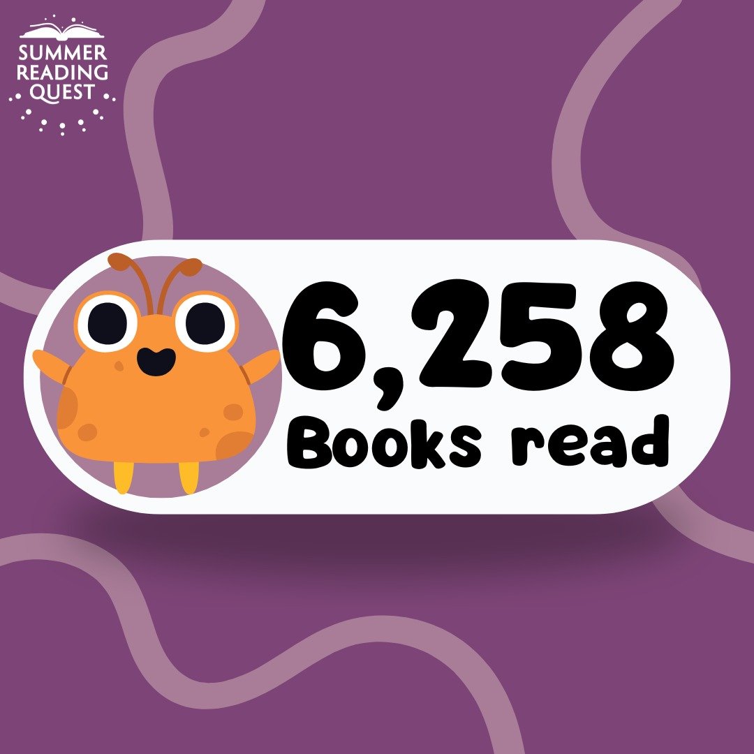 WA readers&hellip; you&rsquo;ve created mayhem with how much you've read 🤯📚

So far during the Summer Reading Quest, you&rsquo;ve read:
✨ 6,258 books
✨ 3,719 hours
✨ 223,140 minutes

That&rsquo;s hundreds of thousands of minutes filled with dragons