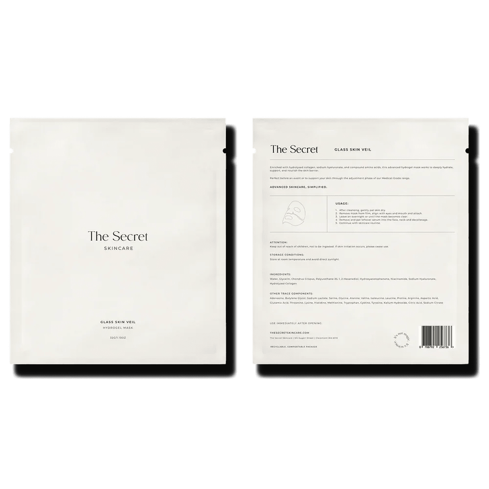 Butter Cosmetic and Skin Clinic | The Secret Skincare Glass Skin Veil | Collagen Sheet Mask | Glass Skin