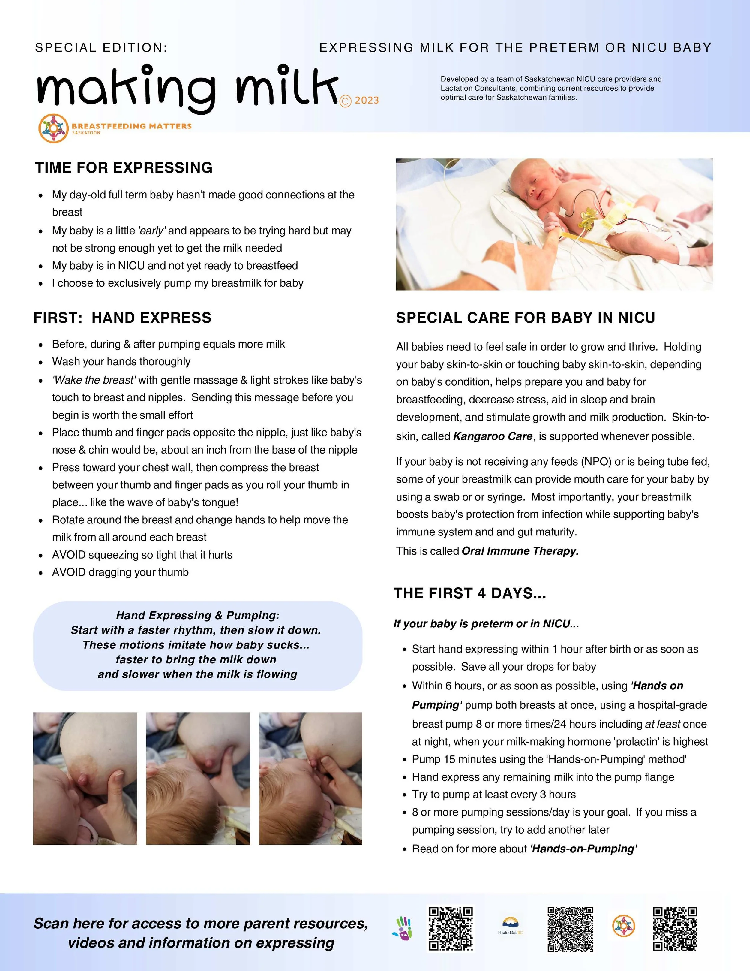 Special Edition:  Expressing for NICU or Preterm Baby