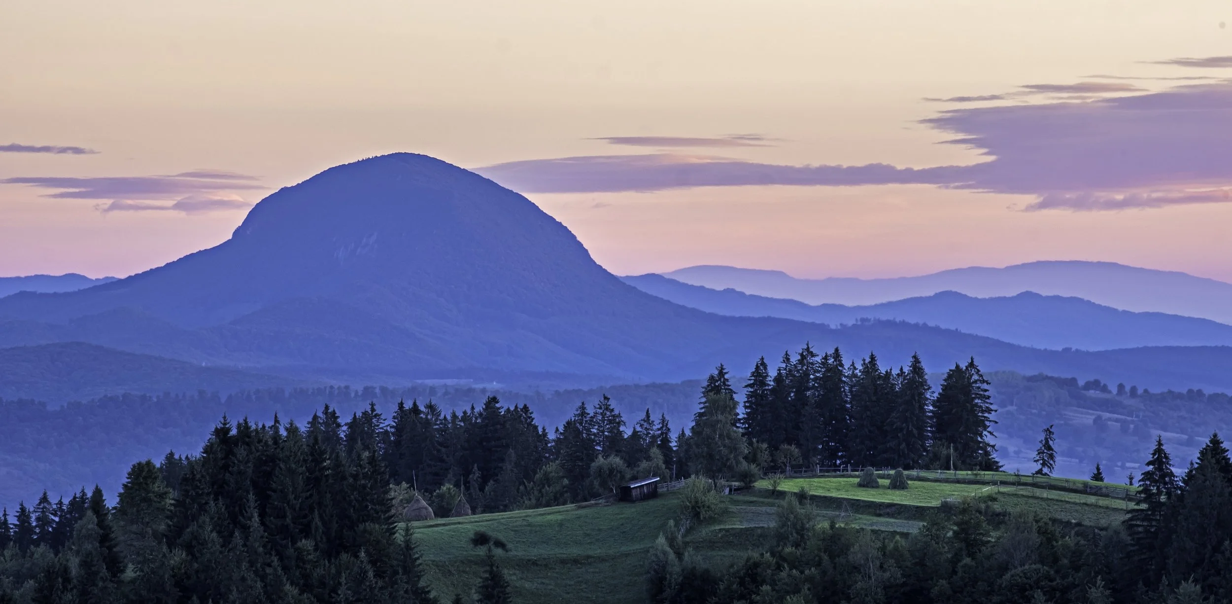 Romania, Carpathian Mountains, Balaban, sunrise, September 2017