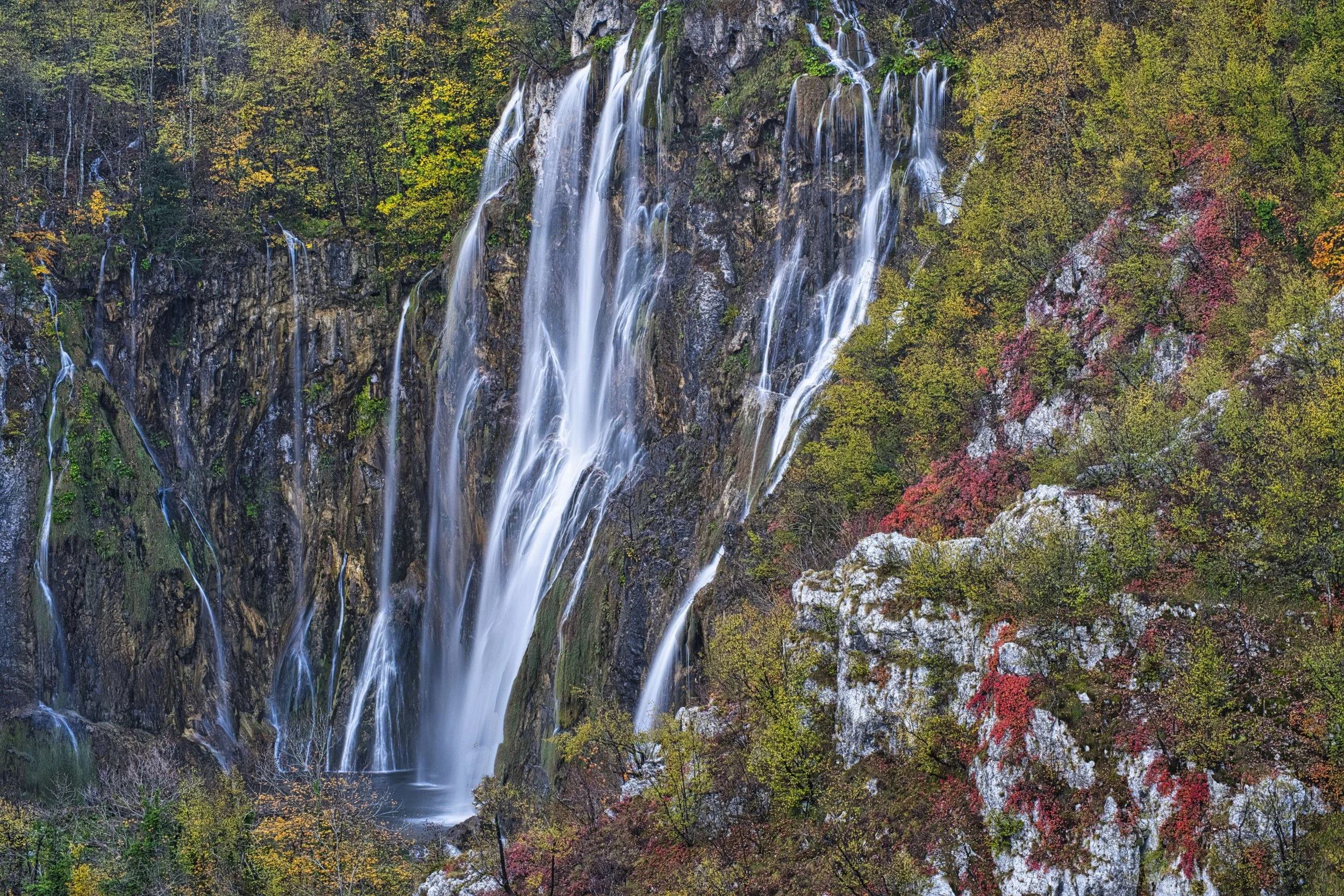 Croatia, Plitvice Lakes National Park, Big Waterfall, October 2025