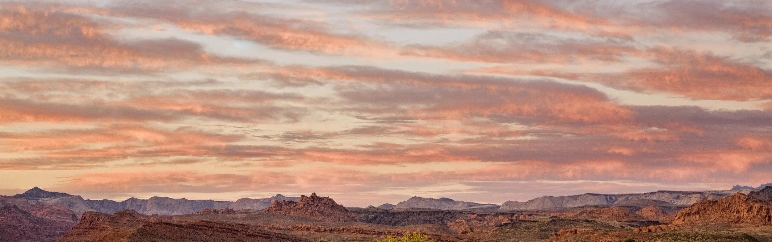 Utah, St. George at sunset, November 2008