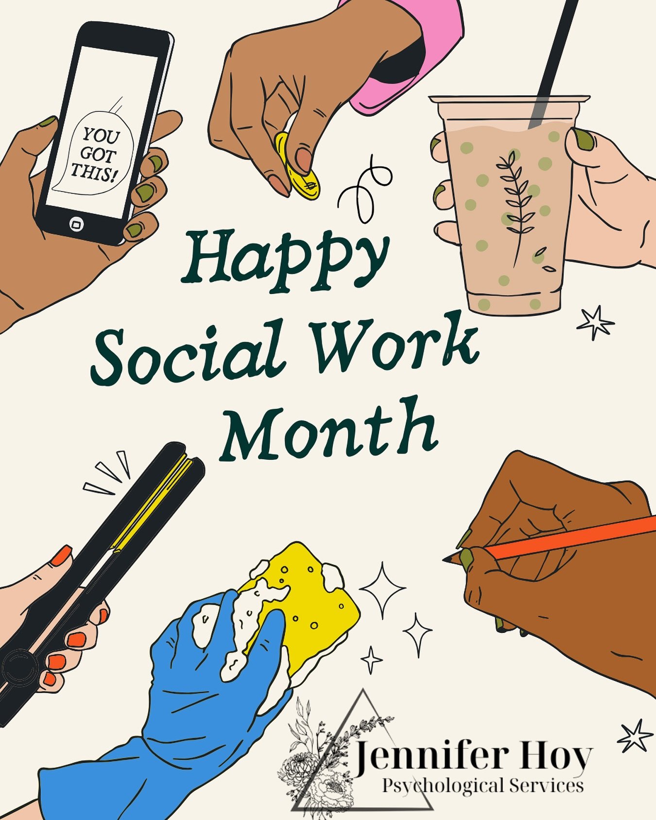 Happy Social Workers to all the wonderful hardworking social workers out there! We know you do a lot, way more than your job description and we see you 🫶🏻 
Thank you for all that you&rsquo;ve done and continue to do !

#socialwork #socialworklife #