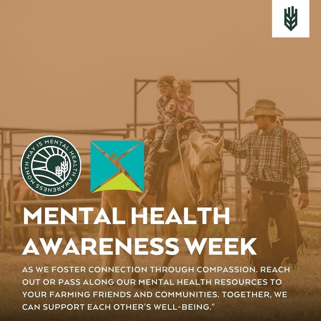 Posted @withregram &bull; @agknowca As we acknowledge #MentalHealthWeek by the Canadian Mental Health Association (@cmhanational), we welcome you to reach out or pass along our mental health resources. These resources include: 

🚜 Free therapy for f