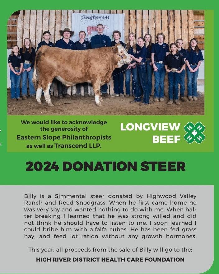 🐂 REMINDER 🐂

@longview4hbeef  SHOW &amp; SALE is on MONDAY! (May 20)
Taking place 
Show 2pm
Dinner 5pm
Sale 6pm 
@highriverag 

It's often thought that purchasing beef this way is more expensive than the grocery store and it's not! Support local &