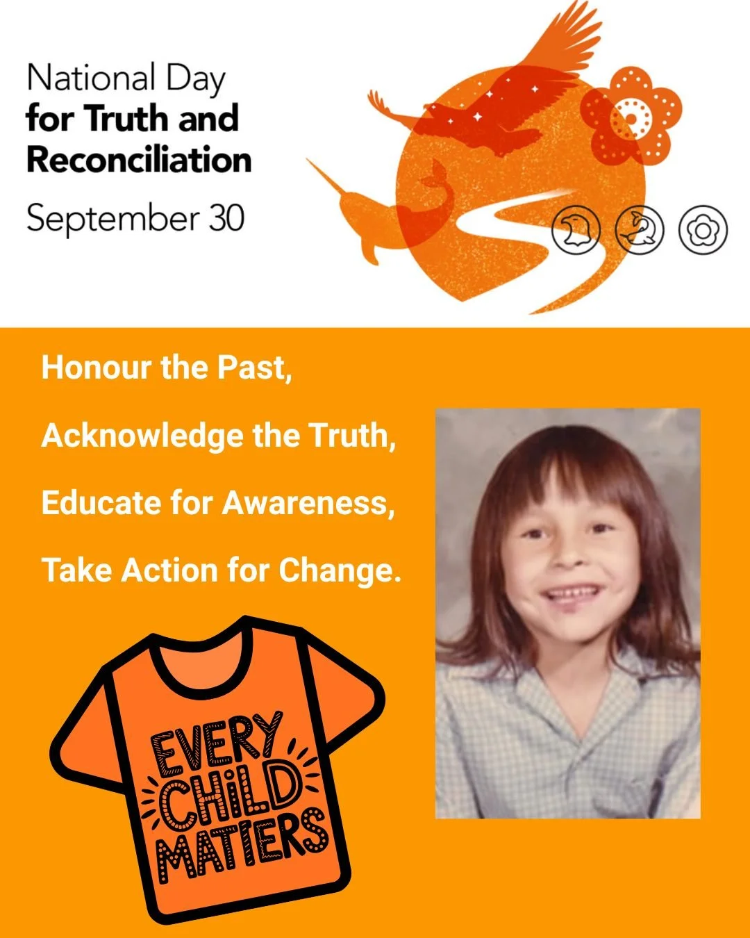 Today, we recognize the National Day for Truth and Reconciliation. This day was inspired by Phyllis Webstad, a residential school Survivor from the Stswecem&rsquo;c Xgat&rsquo;tem First Nation. On her first day at residential school, her new orange s