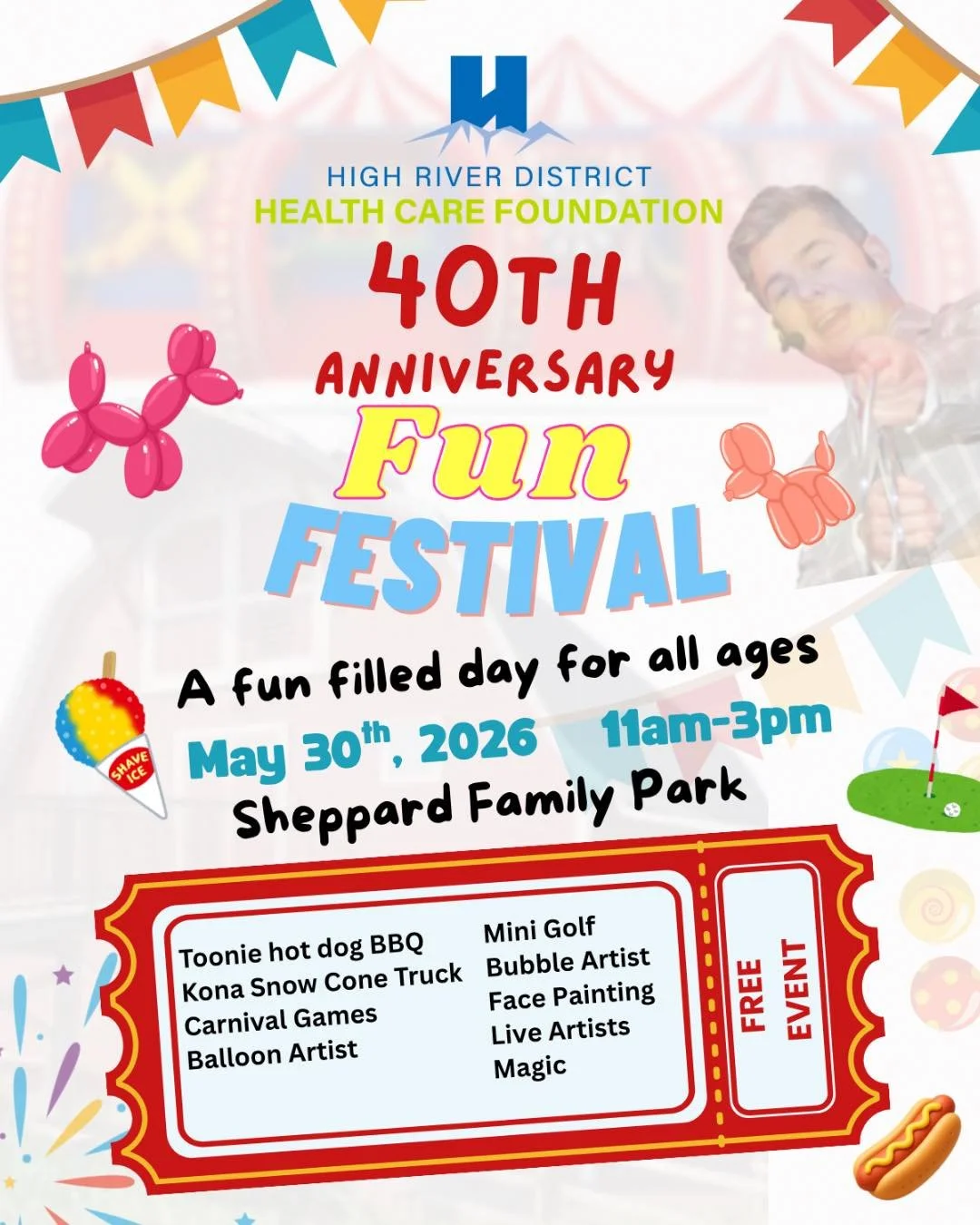This year, we are celebrating our 40th anniversary, and we know it would not be possible without the incredible support of the communities we serve. Now it&rsquo;s our turn to celebrate YOU! 🎉

Join us for a fun-filled festival at Sheppard Family Pa