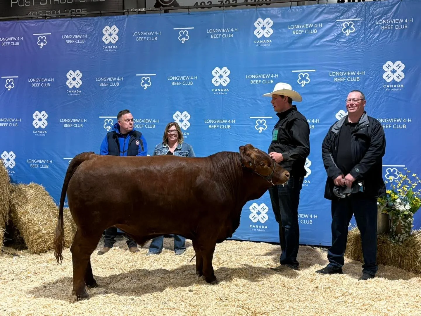 Last night was the 2026 @longview4hbeef Show and Sale! We had so much fun celebrating all the kids who worked so hard to get to this day. 

We are so grateful to Longview 4H and the Lewis Family, for raising Tom, this year&rsquo;s donation steer. Tom