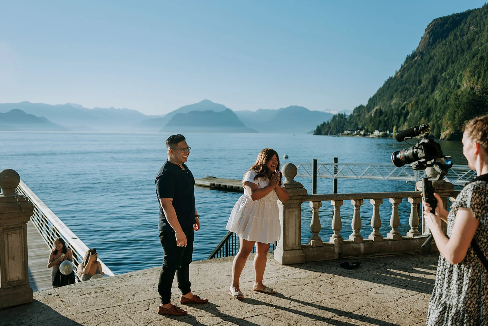 Summer Sunset Proposal in West Vancouver, BC