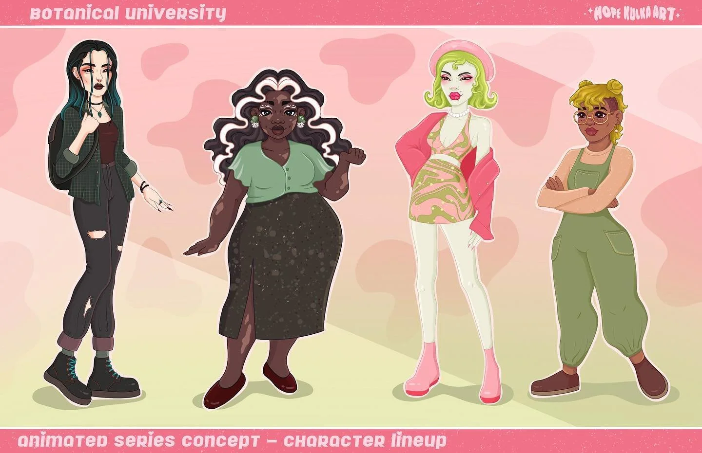 My plant ladies and theys repackaged 🪴
&bull;
&bull;
&bull;
&bull;
&bull;
#art #artwork #artist #artistsoninstagram #illustration #characterdesign #characterart #conceptart #conceptartist #conceptdesign #hopekulkaart
