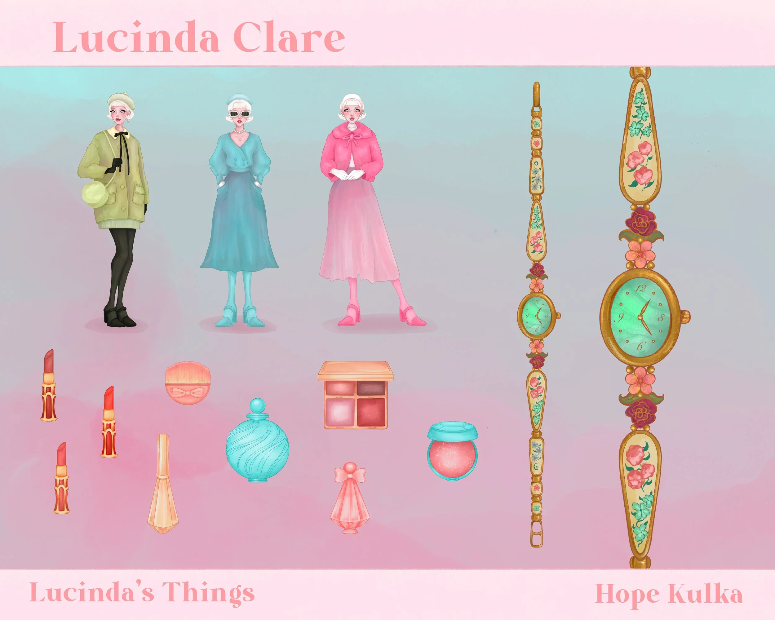 Lucinda Character Concept Sheet