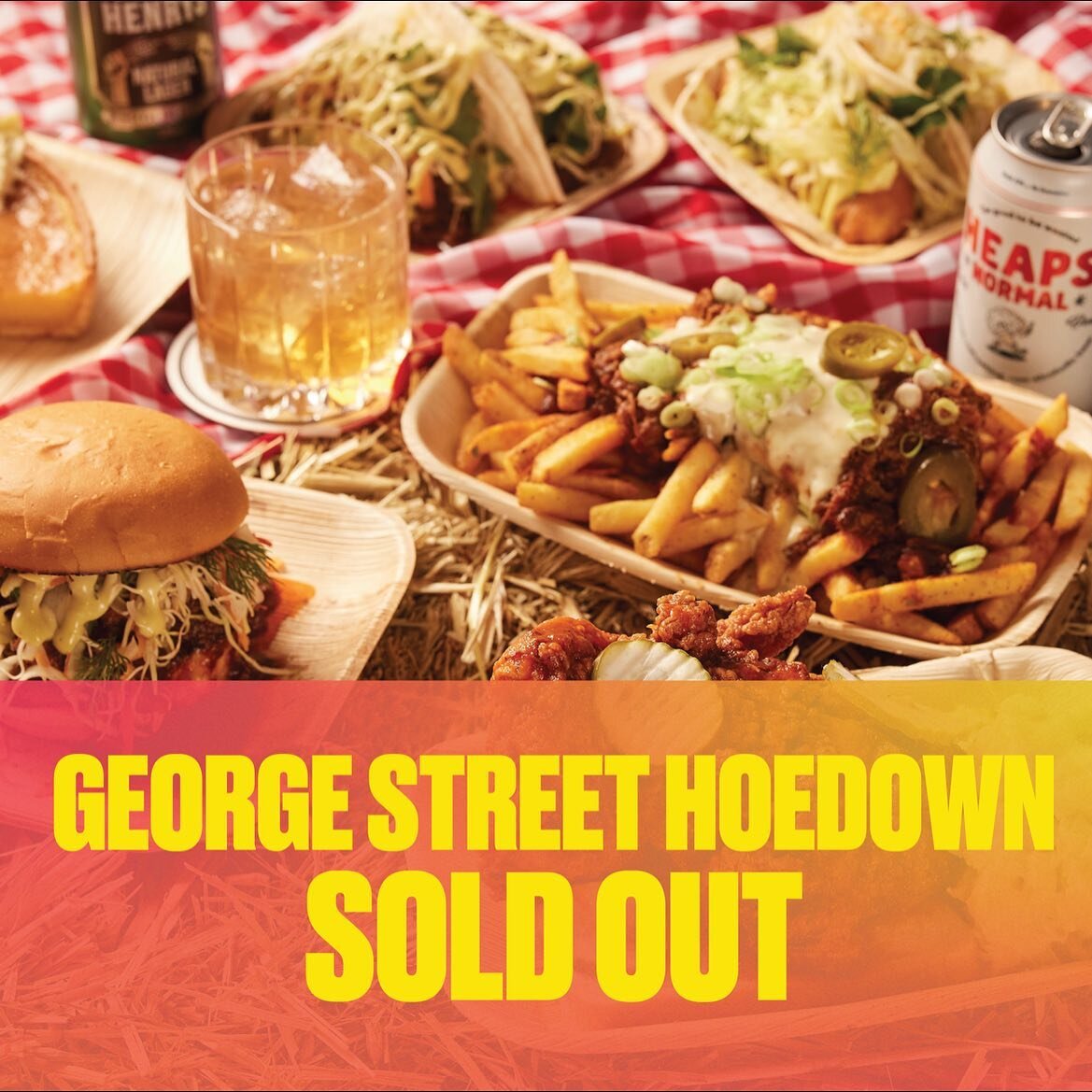 George Street Hoedown is NOW SOLD OUT! The countdown is on for 12pm!

#summerinsydney #openforlunch22 #feelnewsydney #sydney #letsdolunch #longlunch #georgestreet #parramatta #sydneyfoodscene @sydney