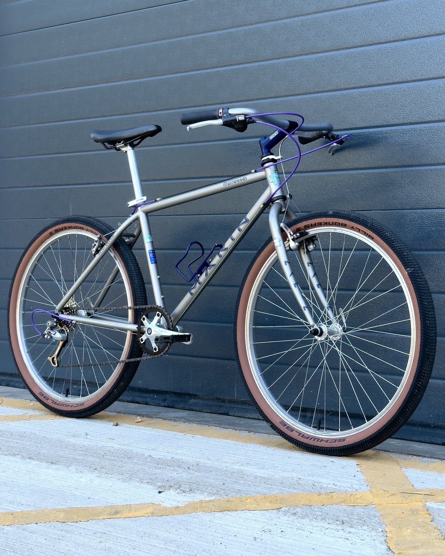 Marin Muirwoods 1996, 16&rdquo;. A way-too-late and slightly over-budget entry to @mull3tmechanic&rsquo;s #cheapbikebuildoff, but most importantly, a gift for my baby niece, Marin, to grow into.

Budget Breakdown: Frame: &euro;40
Tires: &euro;40
@erg