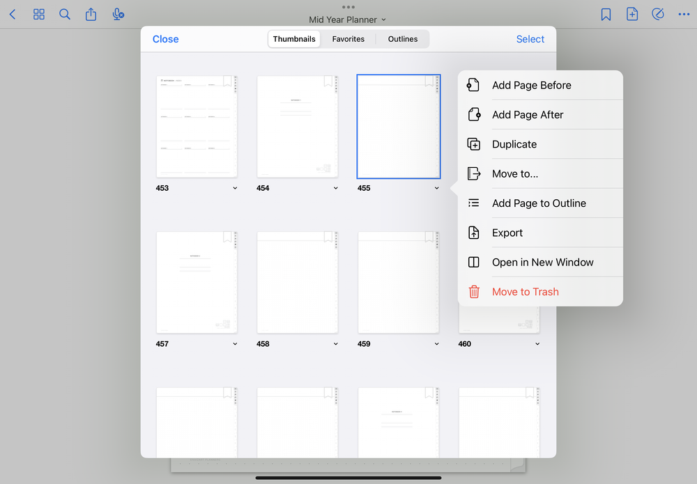 Copy Duplicate Pages in GoodNotes and Notability — EnvizArt